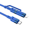 Cable 2-in-1 Type-C to Type-C Lightning “U106 Moulder” 20W 100W